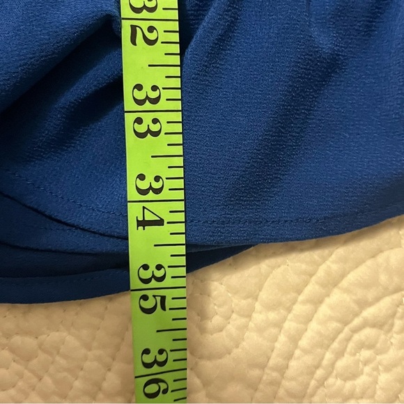 Beige by Eci Cobalt Blue Wrap Dress, size Small - Picture 5 of 7